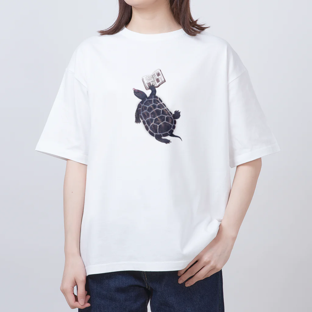 めろんぽっぷのお店だよの卍ポーズのクロクサくん オーバーサイズTシャツ