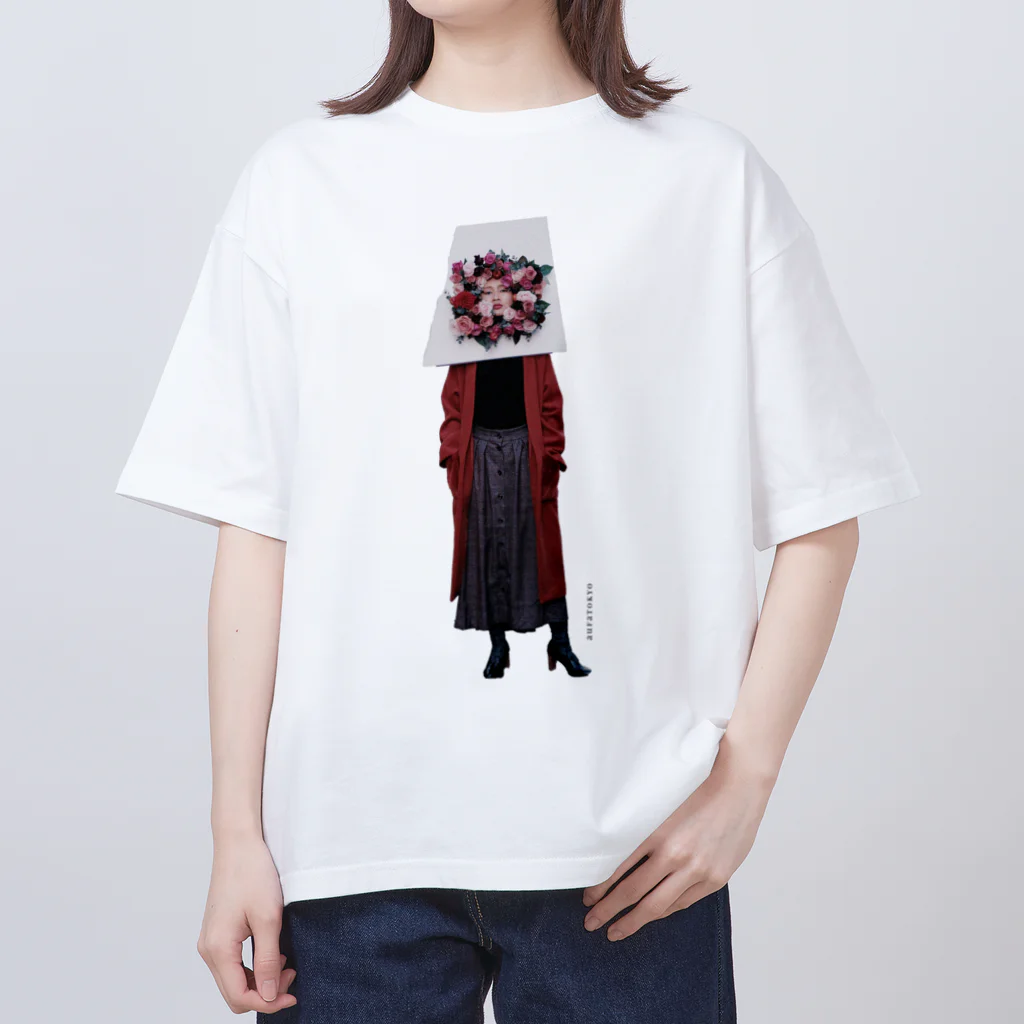 AUFATOKYOの頭の中はお花畑 Oversized T-Shirt