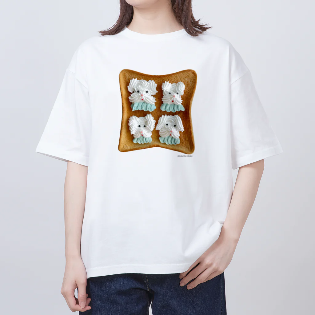 ℂ𝕙𝕚𝕟𝕒𝕥𝕤𝕦 ℍ𝕚𝕘𝕒𝕤𝕙𝕚 東ちなつのwanko cream オーバーサイズTシャツ