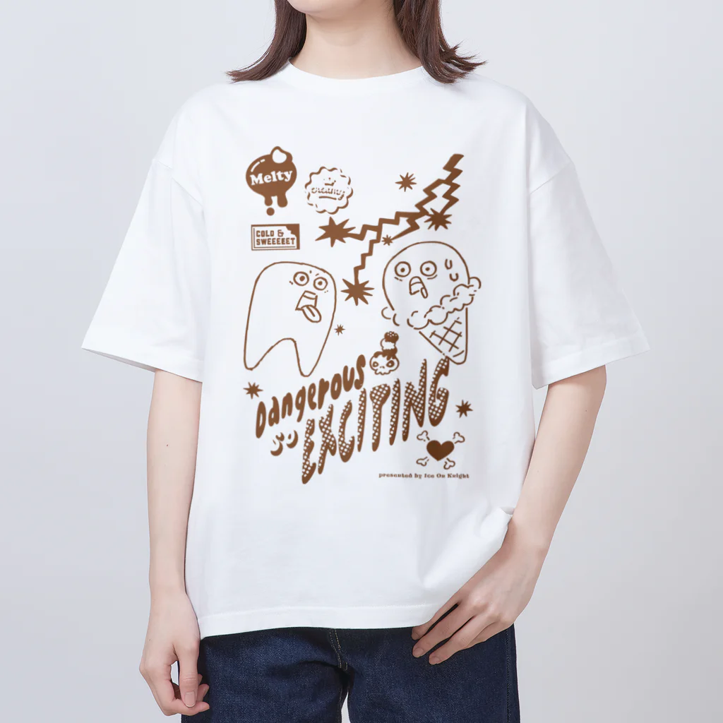 nanaqsaのあいすだいすき!(チョコ) オーバーサイズTシャツ