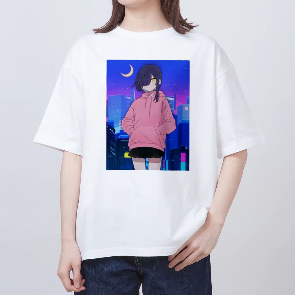 霧島 望乃の夜の街へ 望乃 Oversized T-Shirt