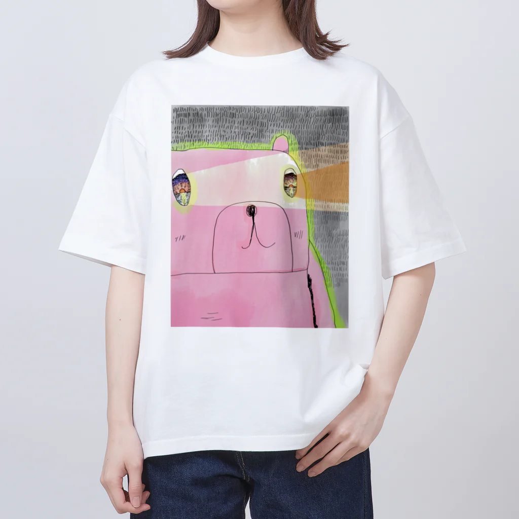 kumaku9のよあけのくまく Oversized T-Shirt