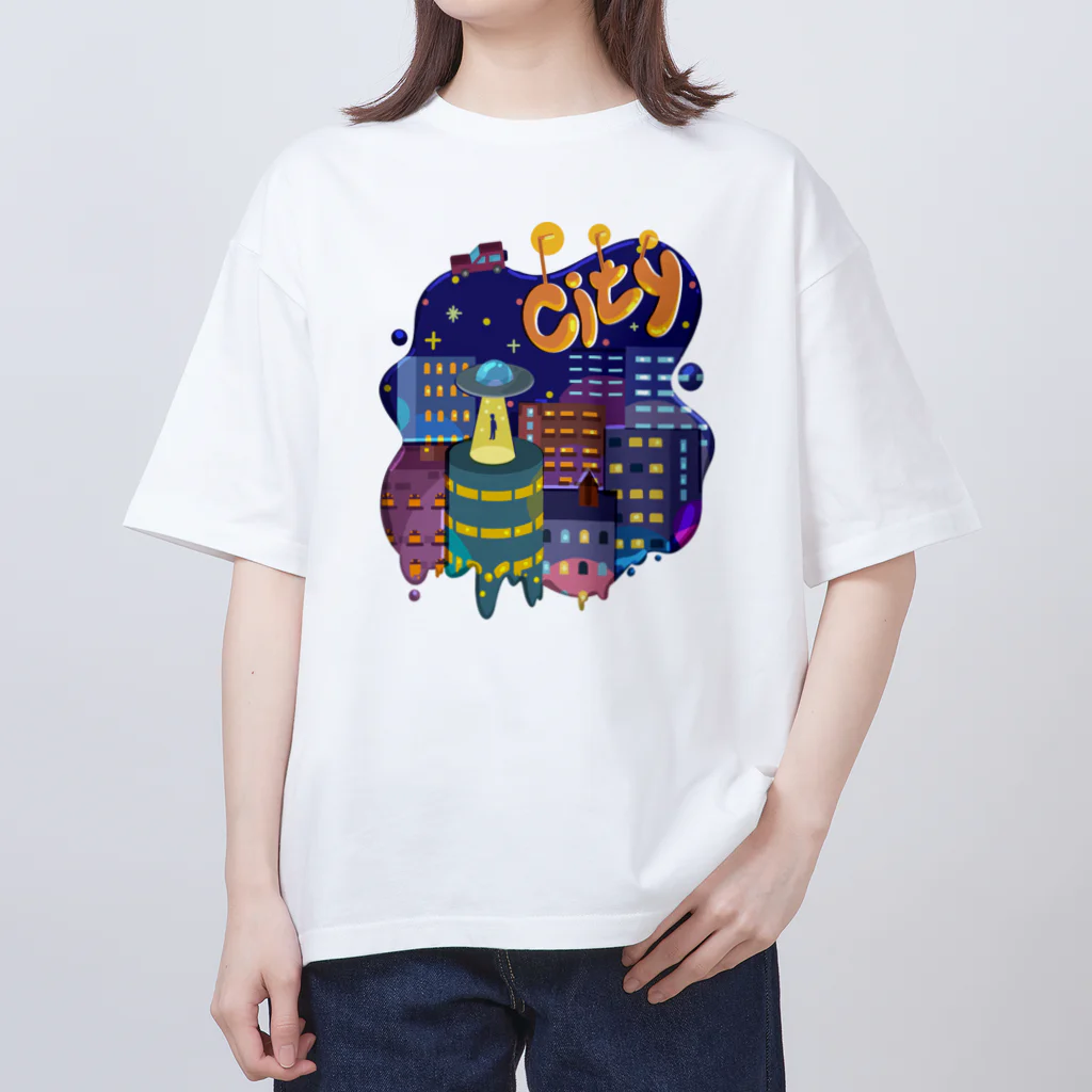 スロータイプ書店 Slowtype Booksのcity シティ 154 オーバーサイズTシャツ