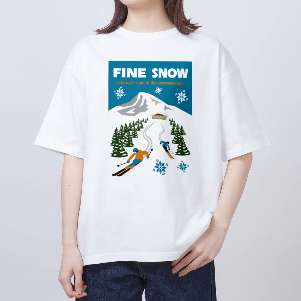 キッズモード某のファインスノー！ オーバーサイズTシャツ