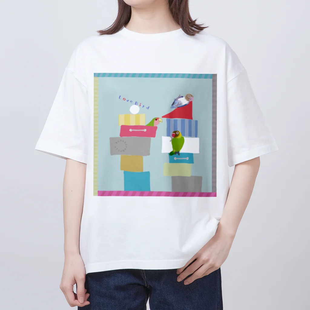 小桜森のラブバ（バランス） オーバーサイズTシャツ