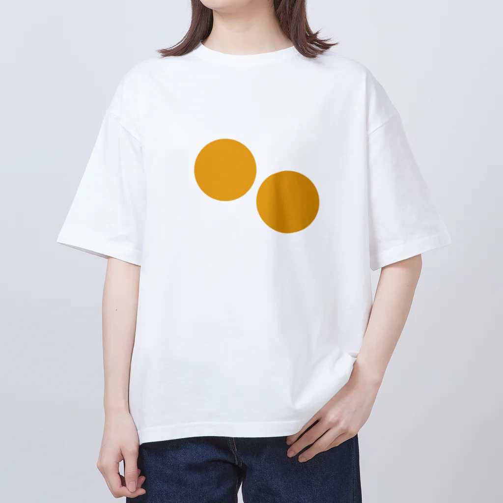 まるくのふたごめだまやき オーバーサイズTシャツ