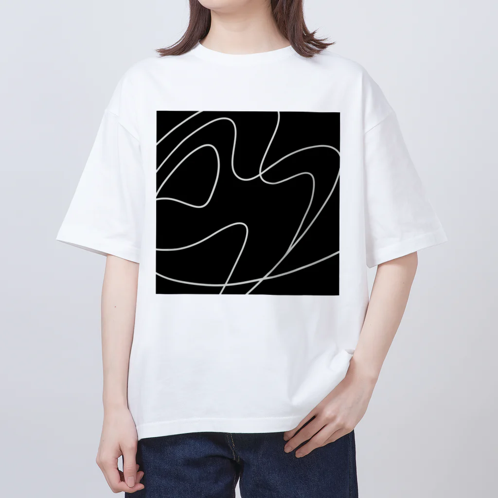 ﾄﾙｺﾞﾚのイヤホン　ドローイング Oversized T-Shirt