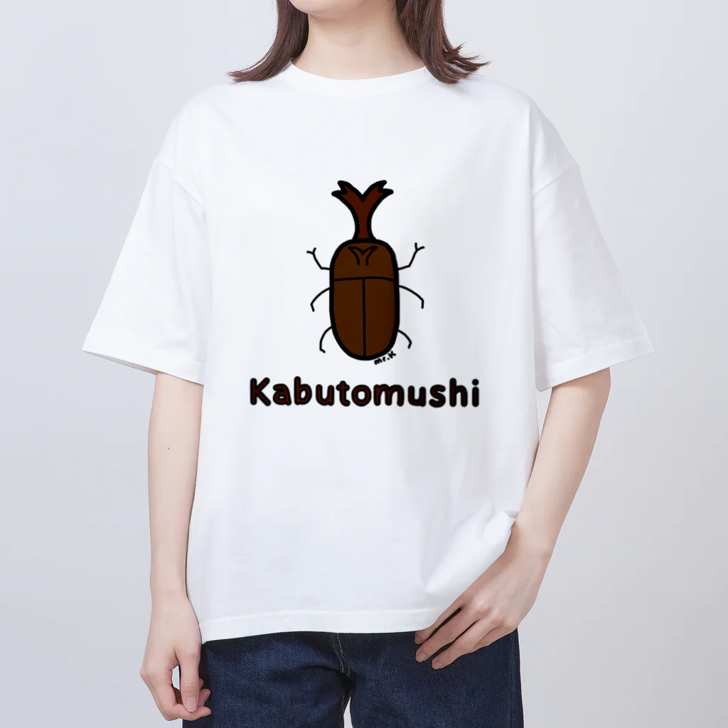 MrKShirtsのKabutomushi (カブトムシ) 色デザイン Oversized T-Shirt