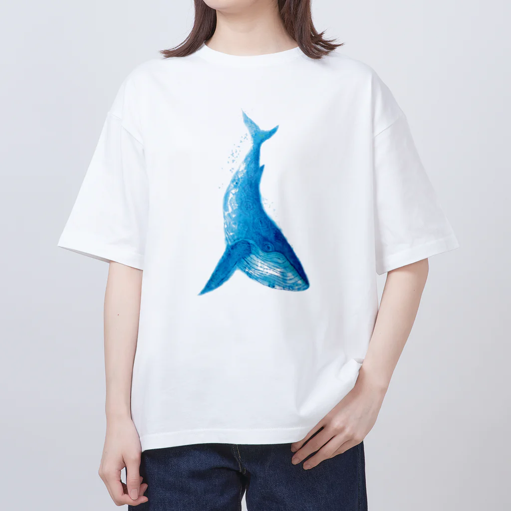 shokomumuのYAKUSHIMA ∞ ザトウクジラ オーバーサイズTシャツ