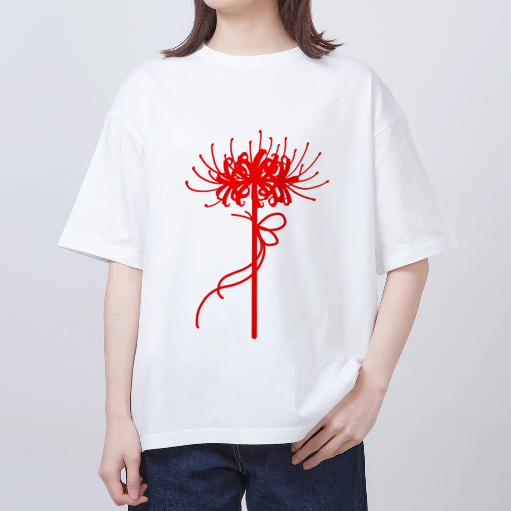 Alba spinaの彼岸花　一輪 Oversized T-Shirt