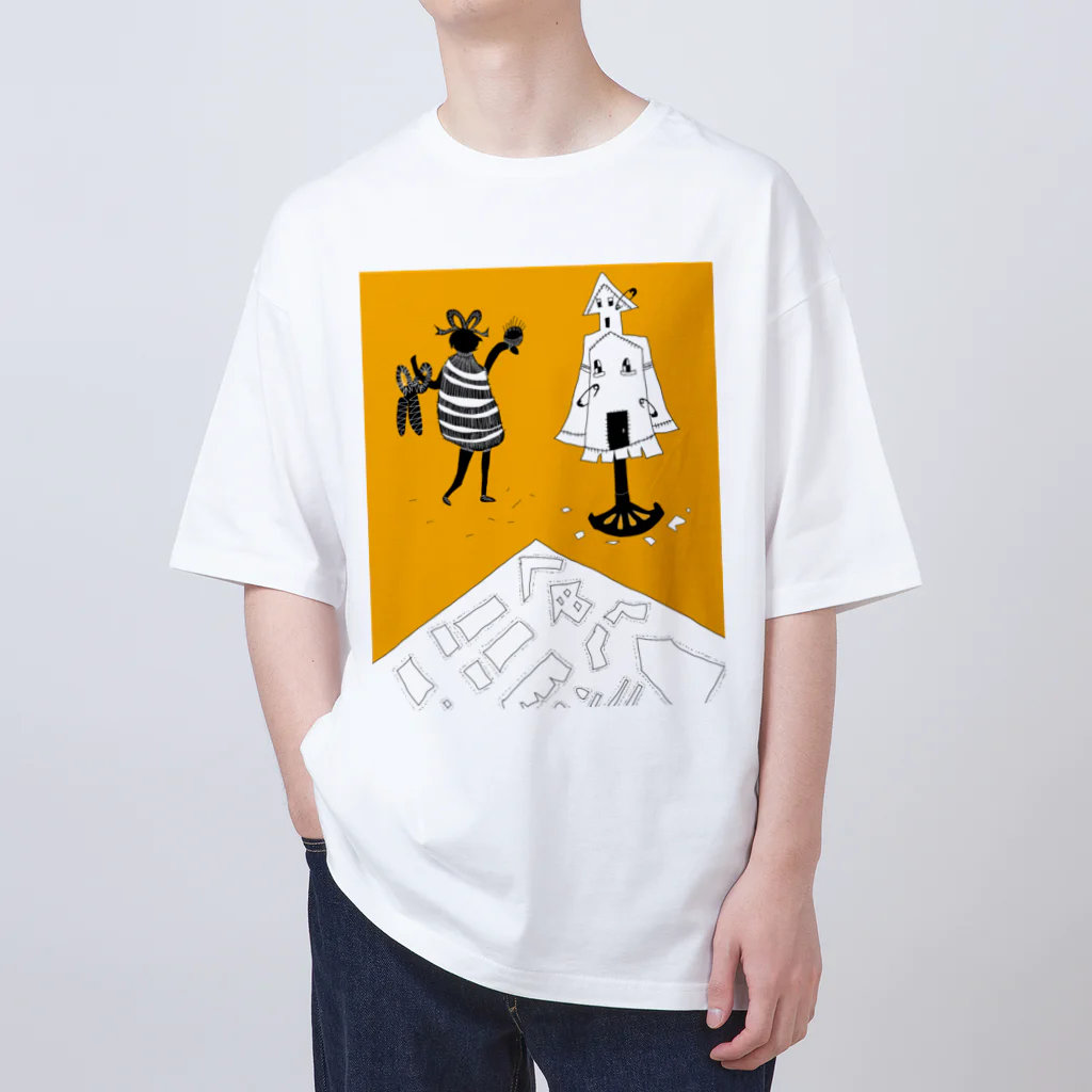 Lad Label co.の職業イラストシリーズⅠ パタンナー オーバーサイズTシャツ