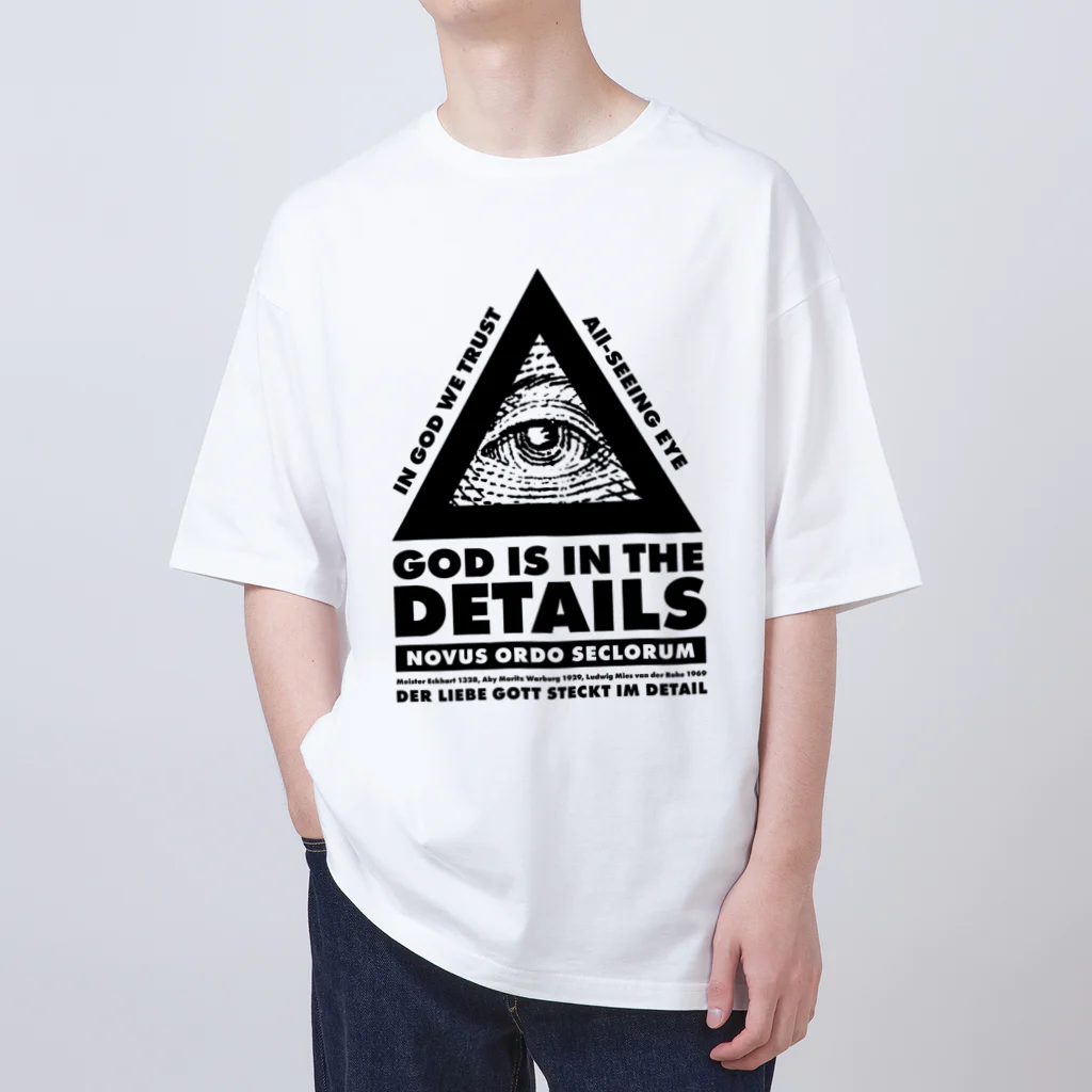 ODD WORKS STOREのGod is in the detail Oversized T-Shirt