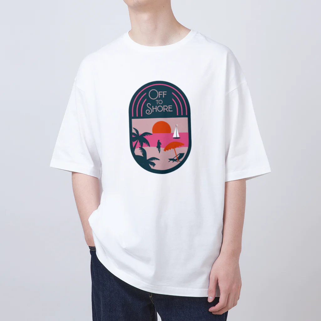 アロハスタイルハワイのオフショア　off to shore　 Oversized T-Shirt