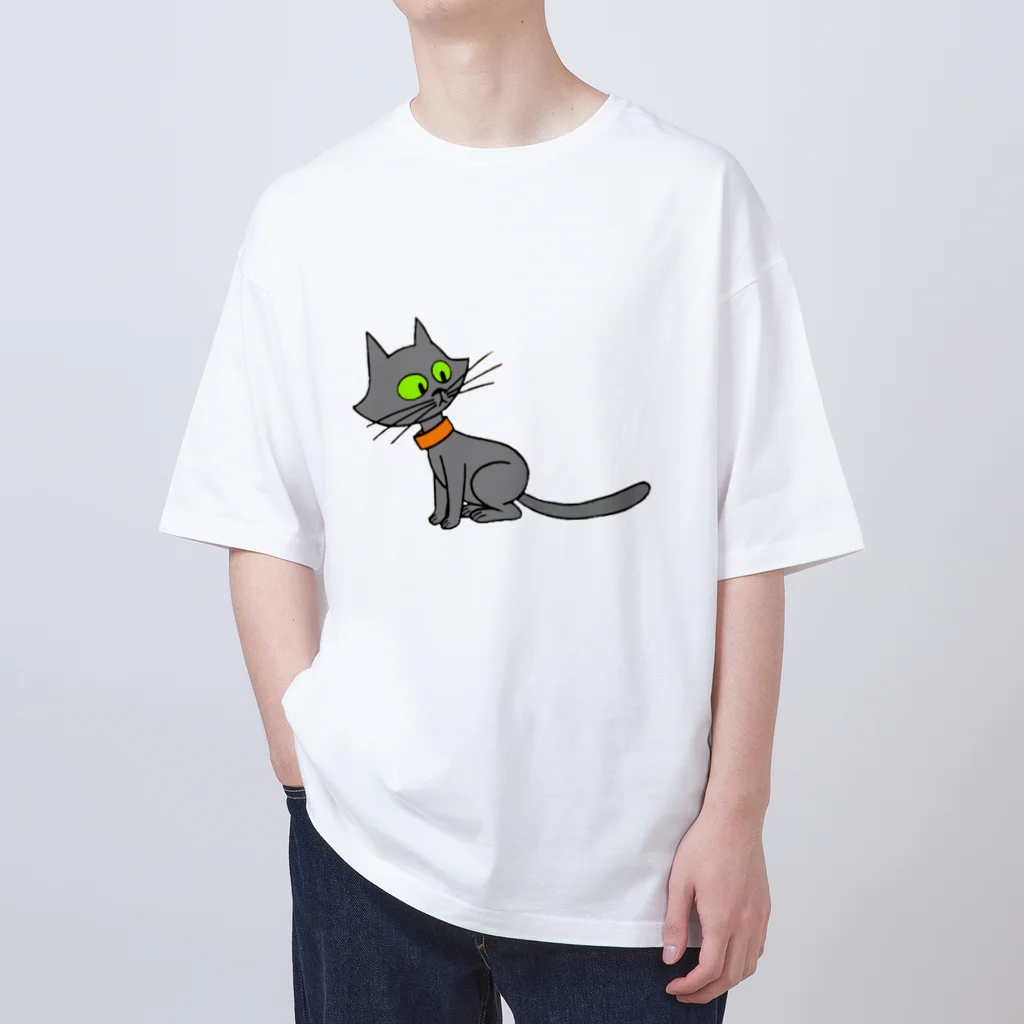 ブー太のお座り猫ちゃん オーバーサイズTシャツ