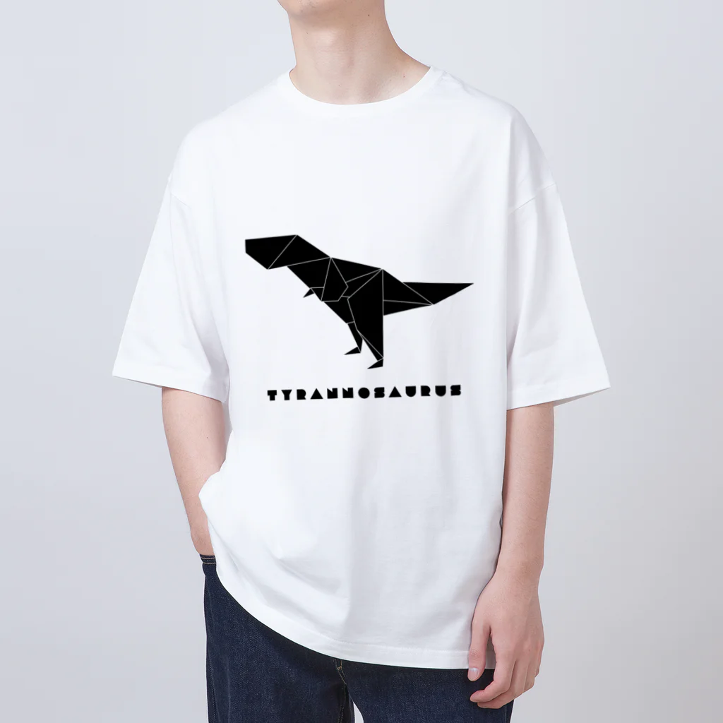 【恐竜】JURASSIC DESIGNINGの恐竜／ティラノサウルス Oversized T-Shirt