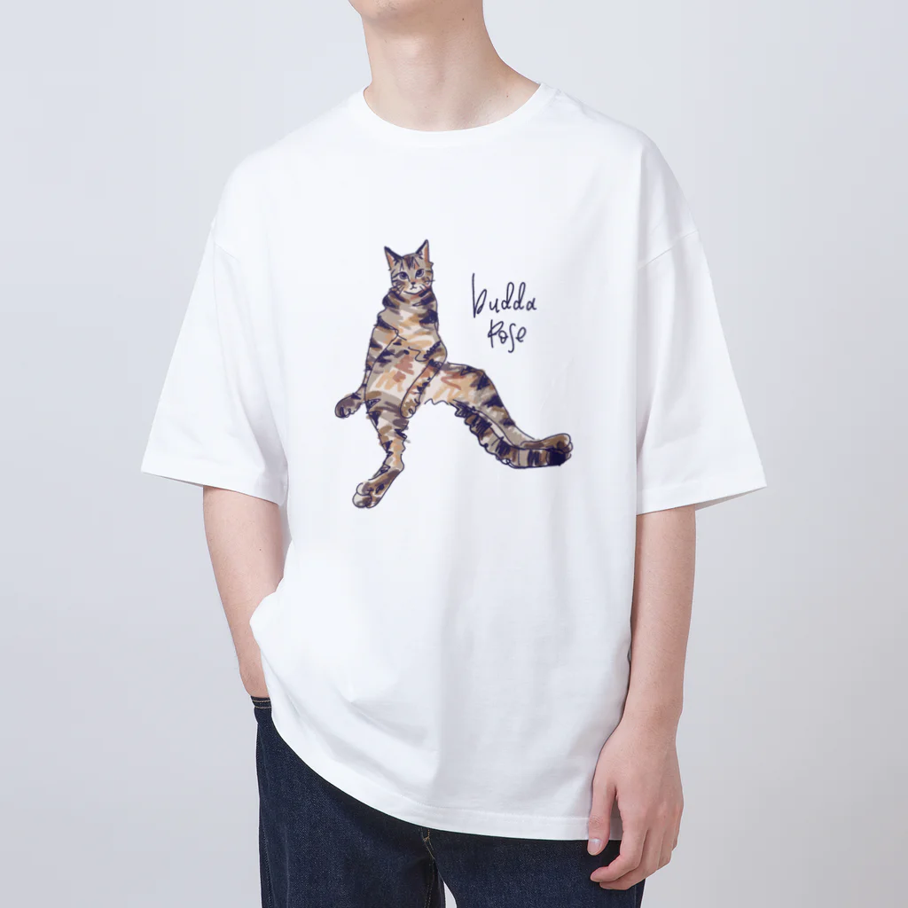 N-huluのキジトラにゃんこ オーバーサイズTシャツ