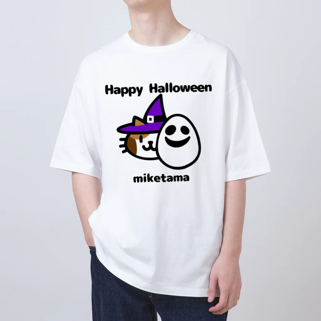 ミケタマのミケタマ Happy Halloween オーバーサイズTシャツ