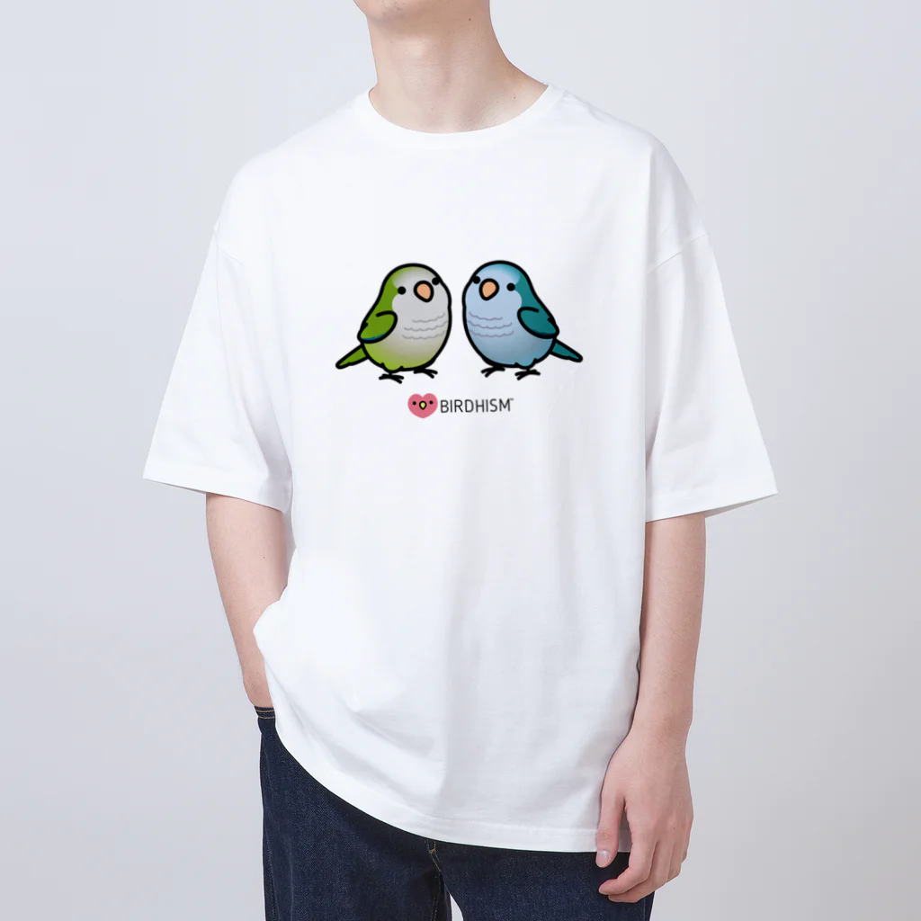 Cody the LovebirdのChubby Bird 仲良しオキナインコ Oversized T-Shirt