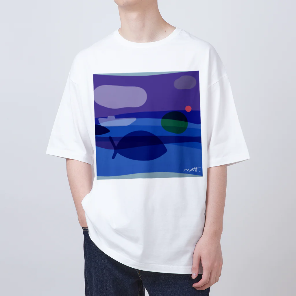 tidepoolのベイトボールとツナdesign Oversized T-Shirt