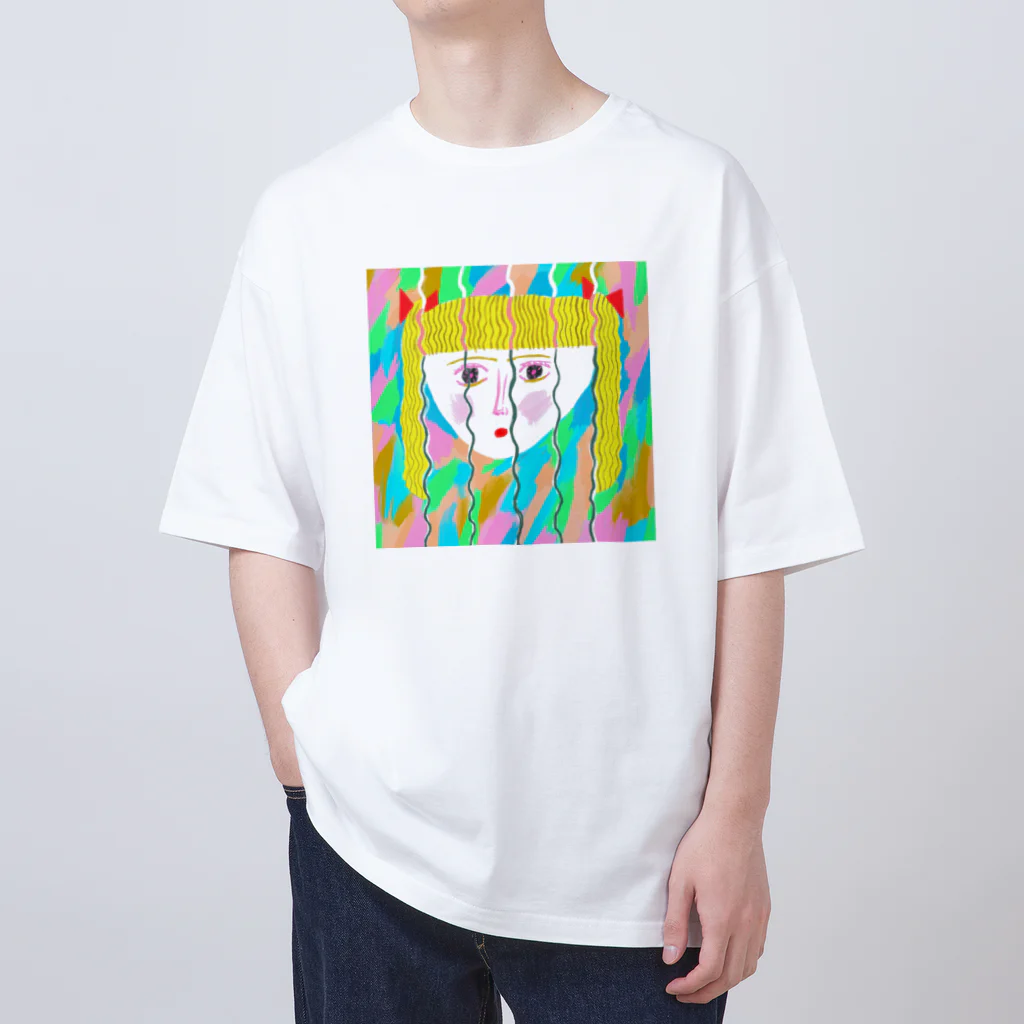 yamasaki chiyoのソバージュ Oversized T-Shirt