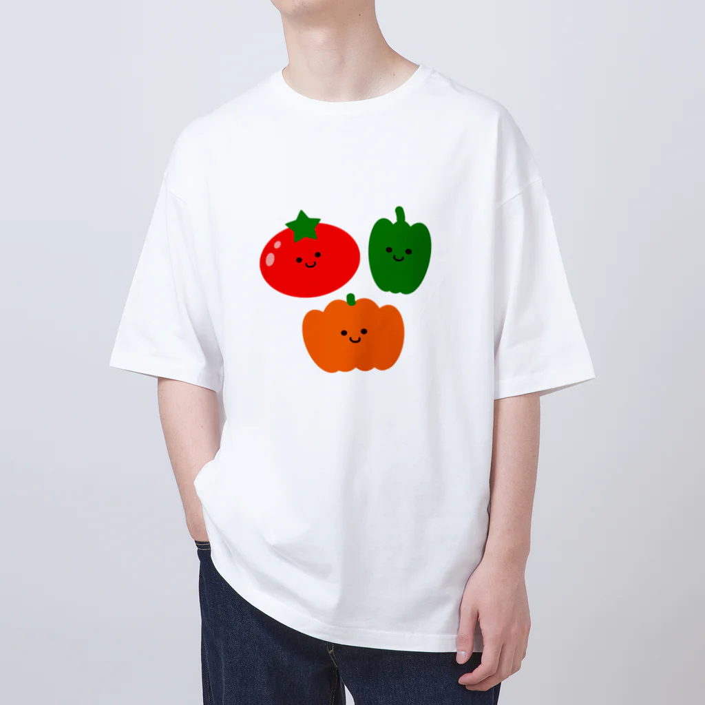 smile-factory-hirano_2023のベジタブルくん オーバーサイズTシャツ