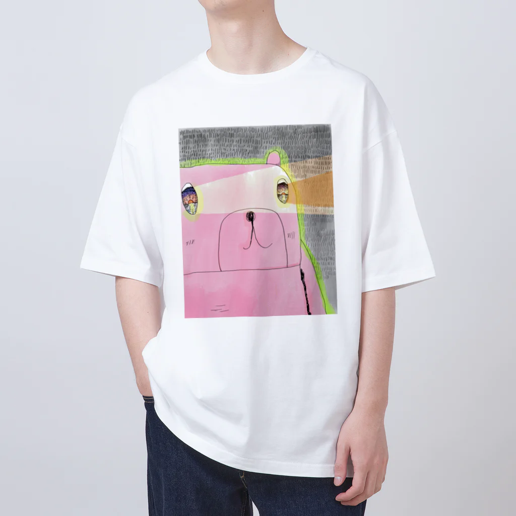 kumaku9のよあけのくまく Oversized T-Shirt