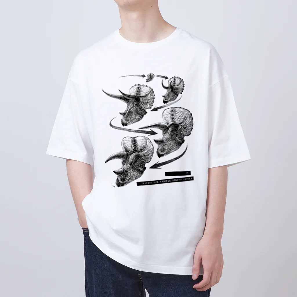 segasworksのTriceratops prorsus growth series オーバーサイズTシャツ