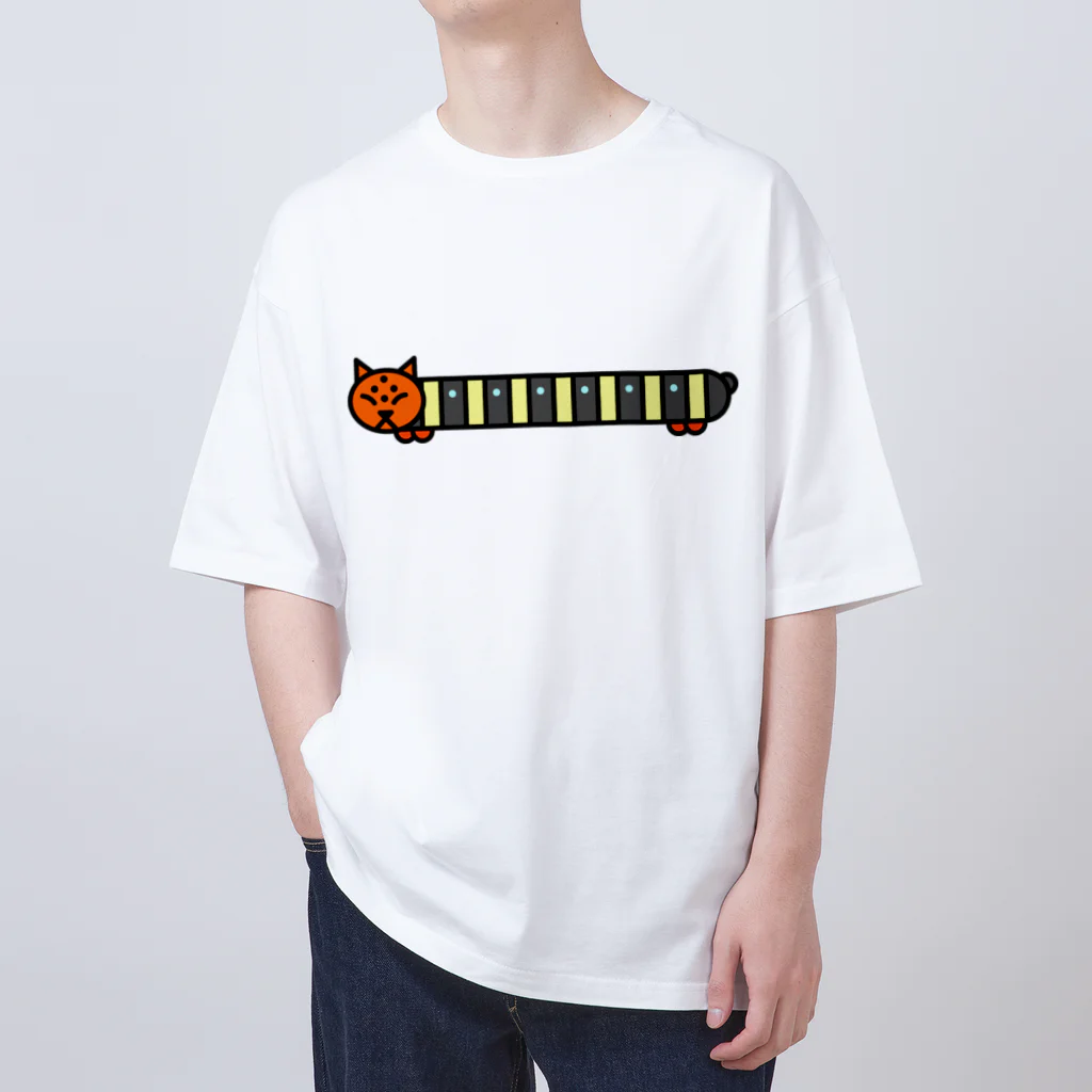 旦那芸術のＣＡＴピラーズ　アオバセセリ オーバーサイズTシャツ