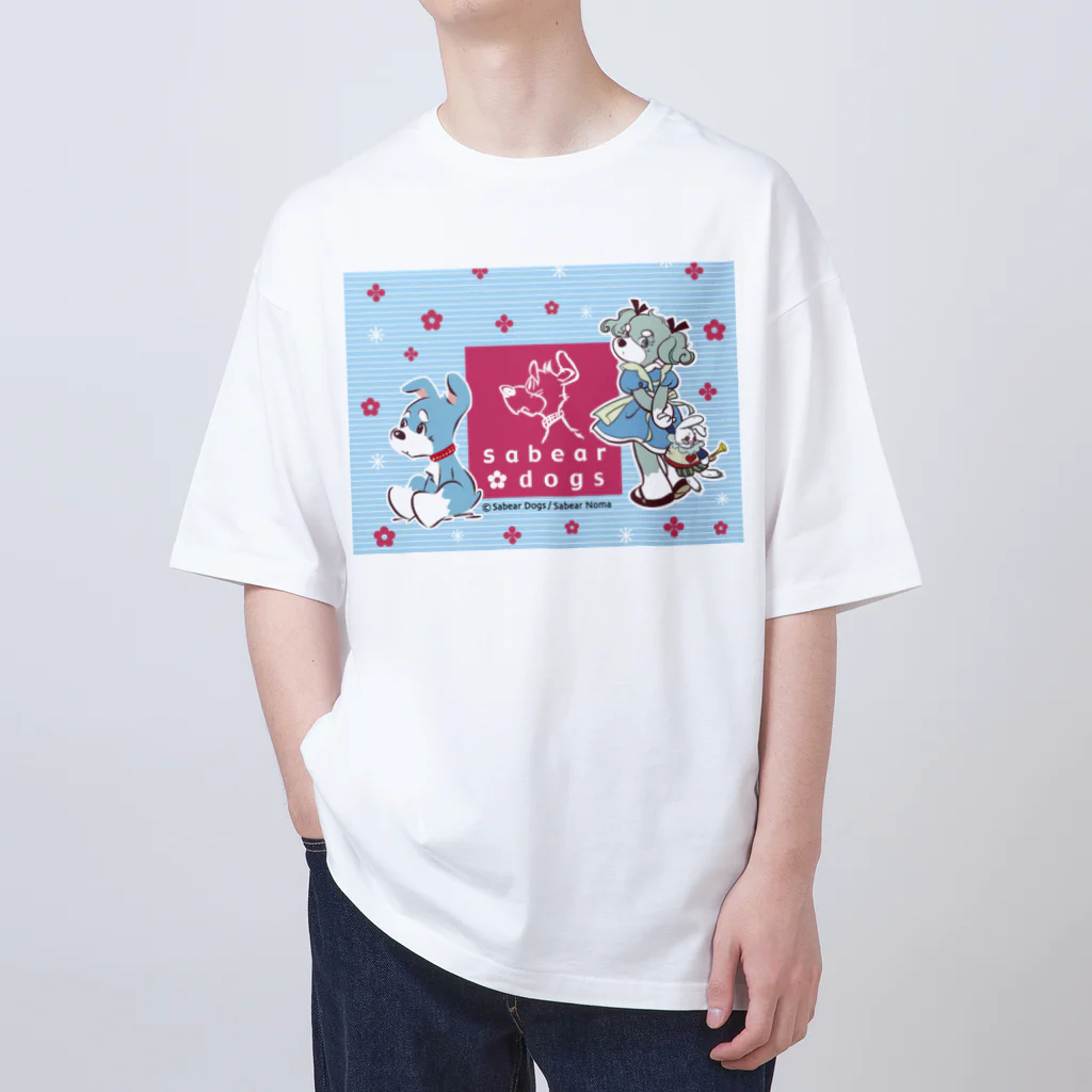 obosa_DENS/SABEAR_shop ＠SUZURIのsabear dogs キービジュアル_ウエア オーバーサイズTシャツ