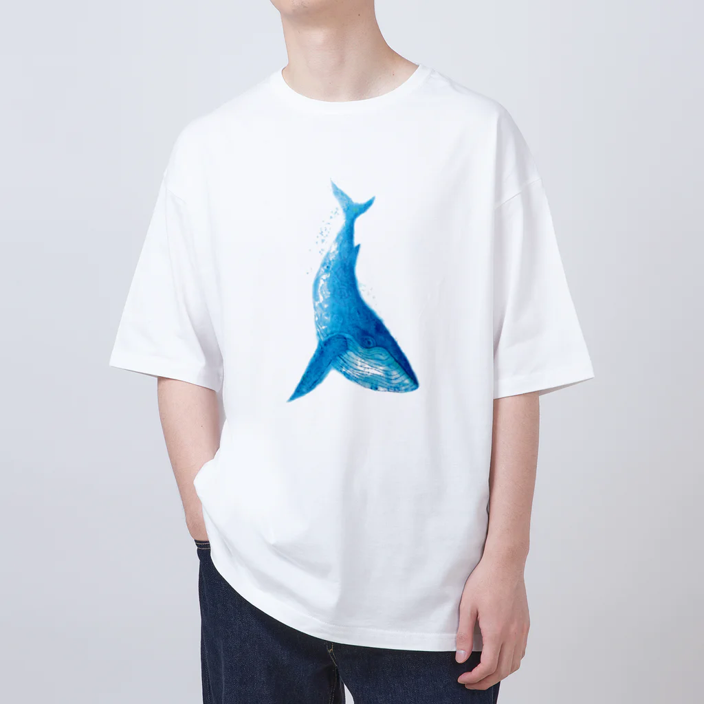 shokomumuのYAKUSHIMA ∞ ザトウクジラ オーバーサイズTシャツ