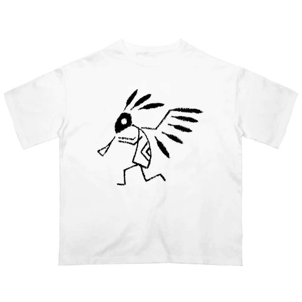 Quarter House のkoko pelli bird  オーバーサイズTシャツ