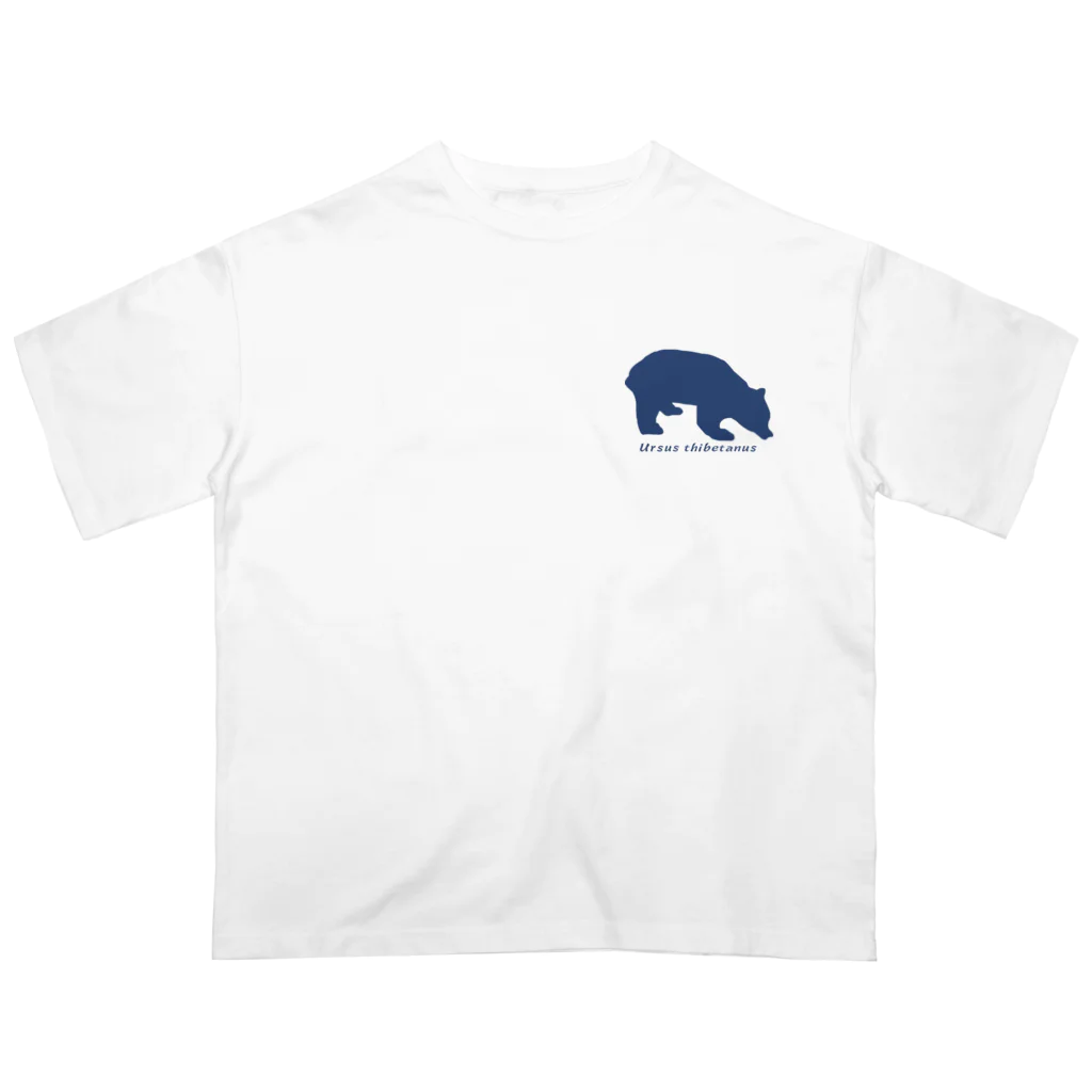 kscotoのツキノワグマデザイン オーバーサイズTシャツ