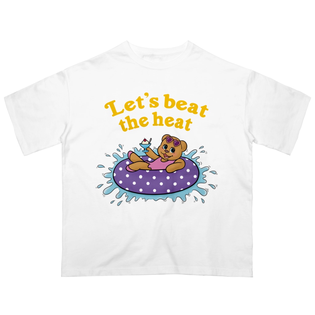 Melody and Freddieの大人もLet's beat the heat Oversized T-Shirt