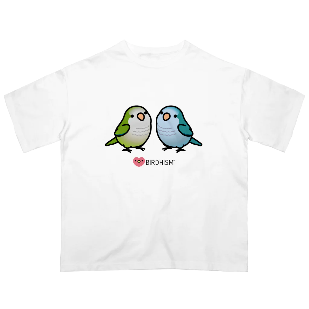 Cody the LovebirdのChubby Bird 仲良しオキナインコ Oversized T-Shirt