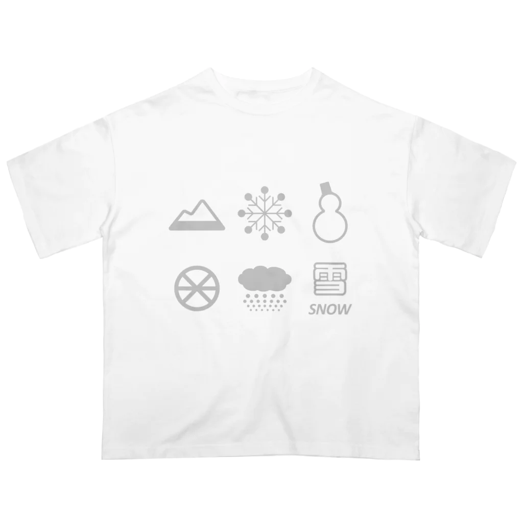 KAWAGOE GRAPHICSの雪のシーズン オーバーサイズTシャツ