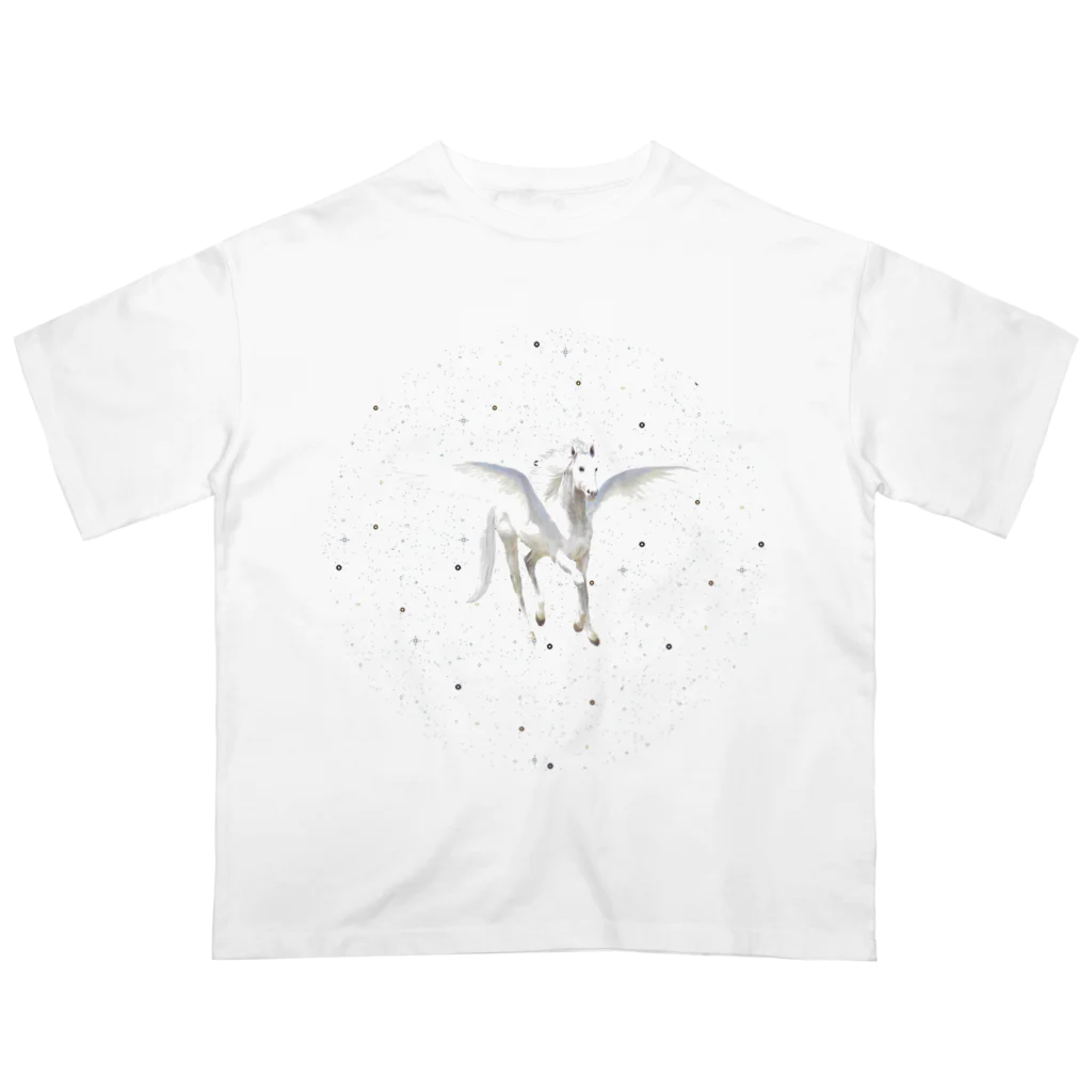 shikisai02sのPegasus soar in the starlight  オーバーサイズTシャツ