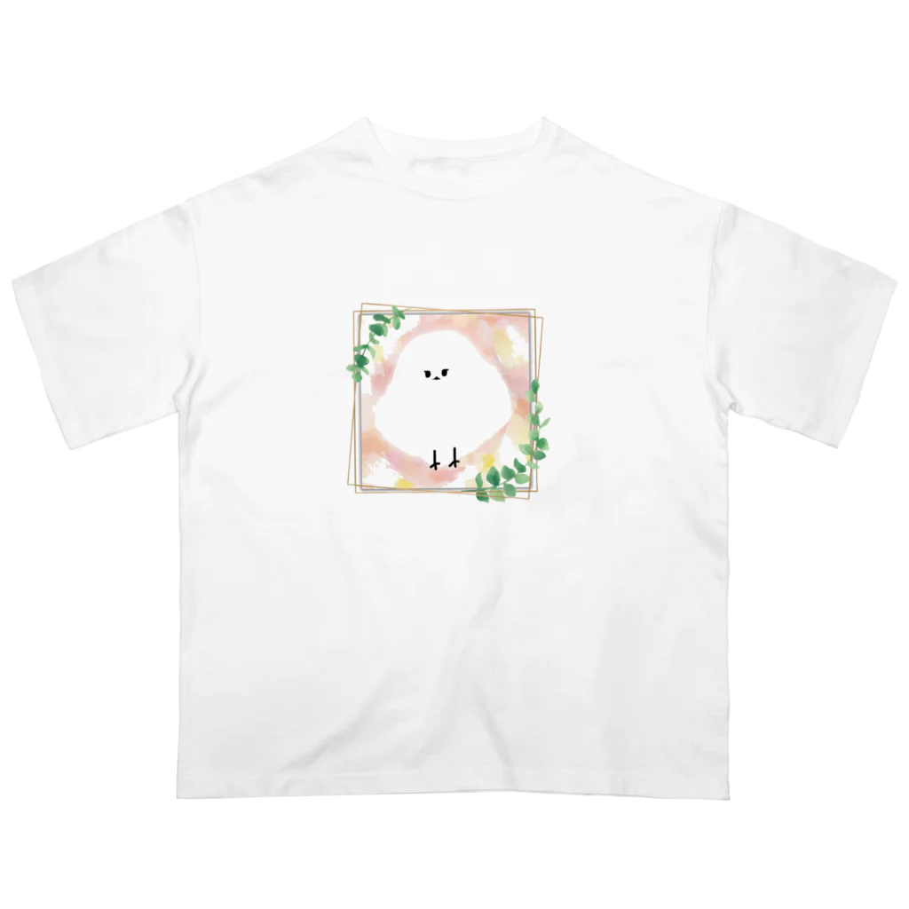 Cho Tommy Annのぽわぽわシマエナガちゃん Oversized T-Shirt