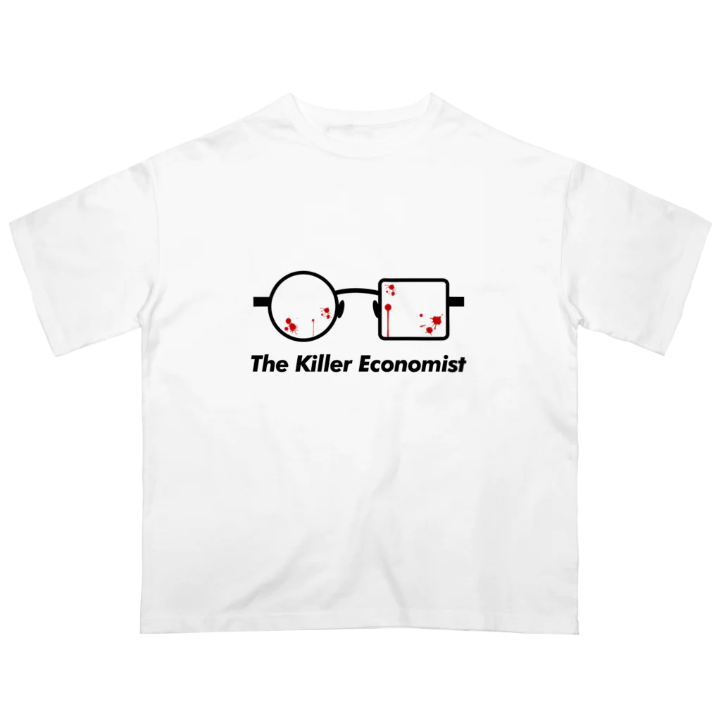 bayashinoriのThe killer economist 高齢者に集団自決を促す経済学者 オーバーサイズTシャツ