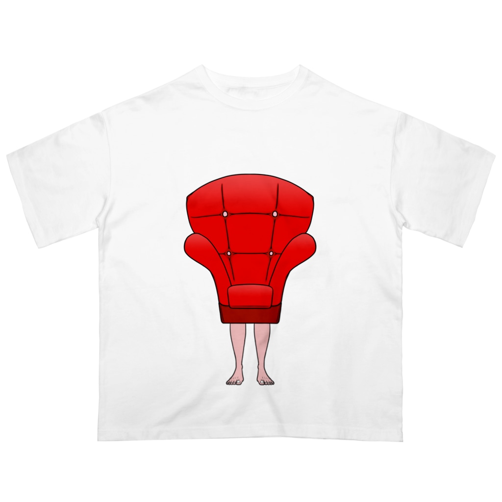dougaseiseitokoroの足の生えた椅子 Oversized T-Shirt