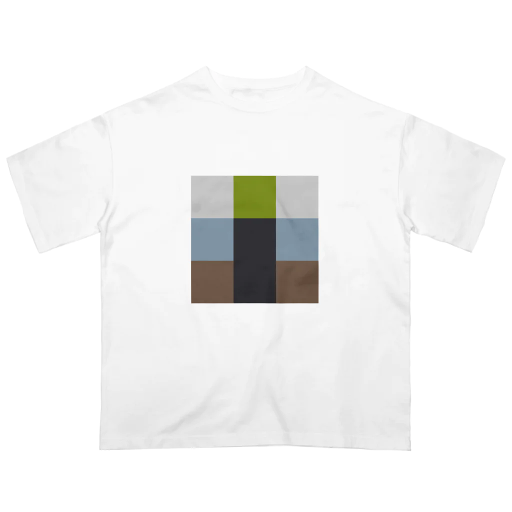 3×3 のドット絵のマグリット - 3×3 のドット絵 オーバーサイズTシャツ