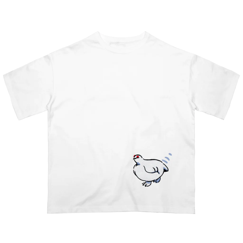 segasworksのこっちに来るライチョウさん オーバーサイズTシャツ