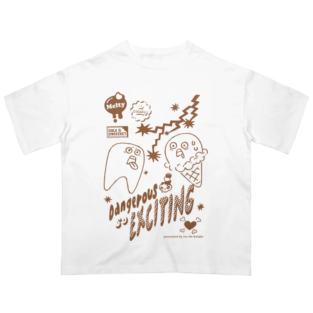 nanaqsaのあいすだいすき!(チョコ) オーバーサイズTシャツ