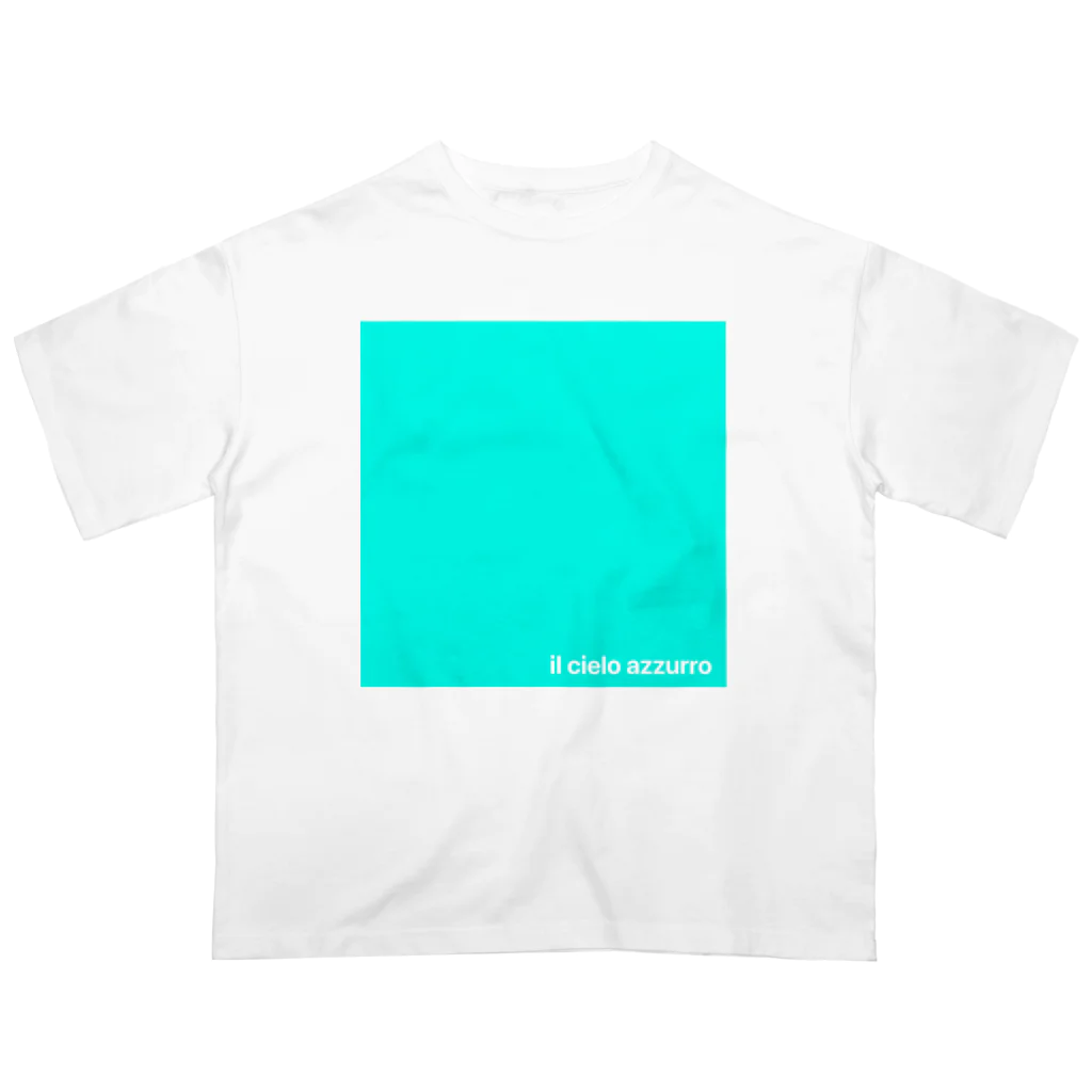 Clum bunchの空の青さ オーバーサイズTシャツ