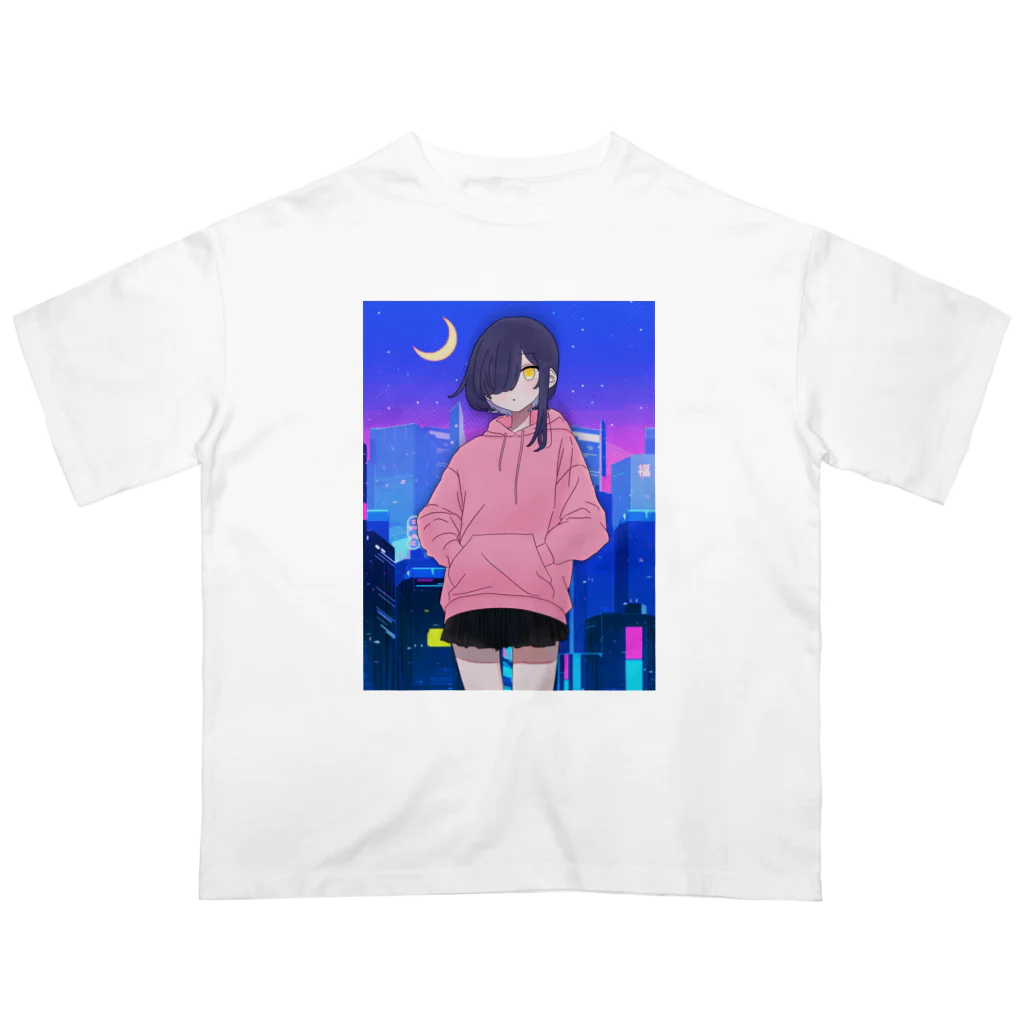 霧島 望乃の夜の街へ 望乃 Oversized T-Shirt