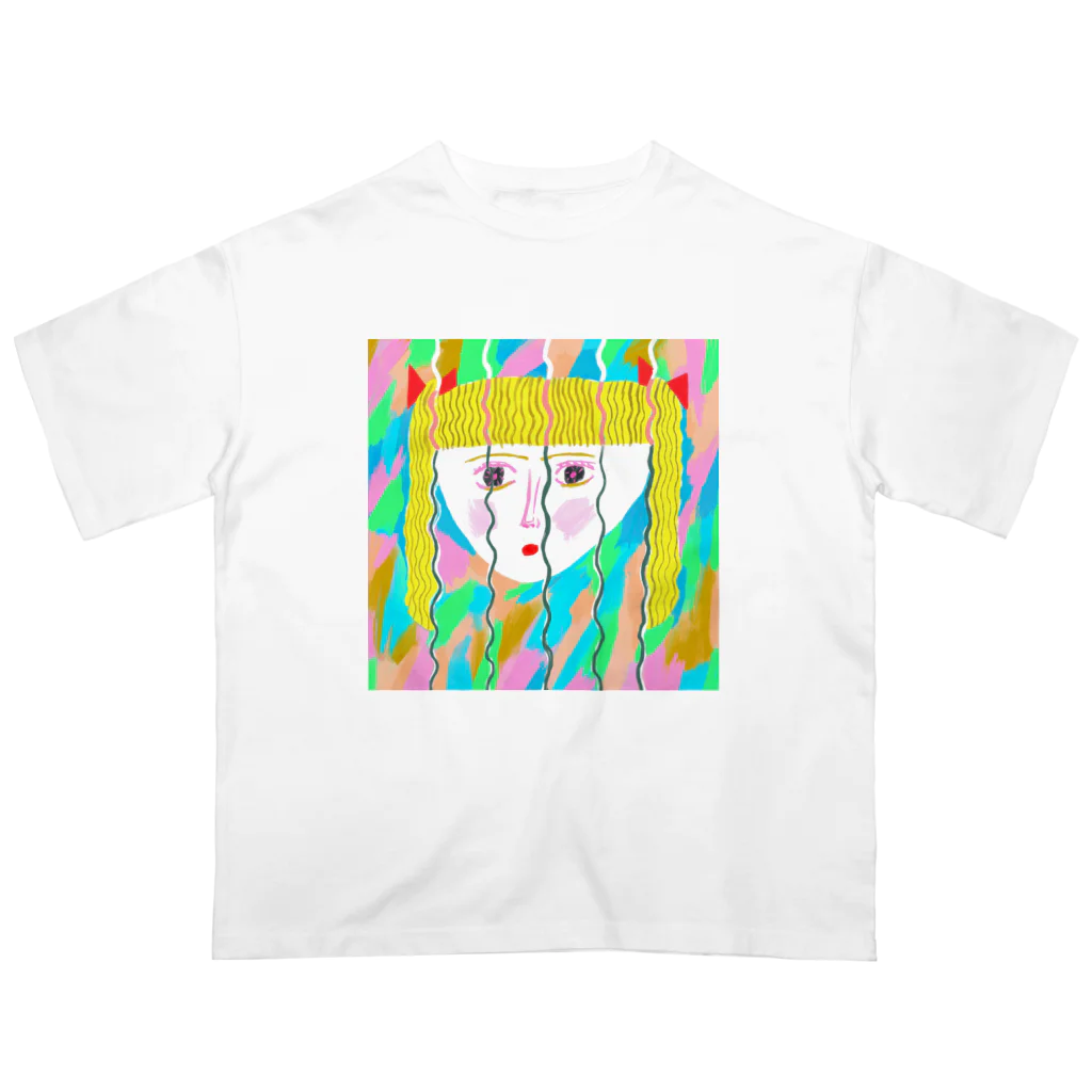 yamasaki chiyoのソバージュ オーバーサイズTシャツ