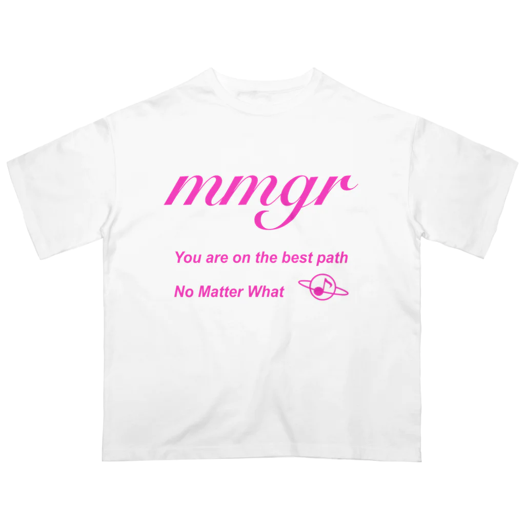 mmgrのThe best path -pink- オーバーサイズTシャツ