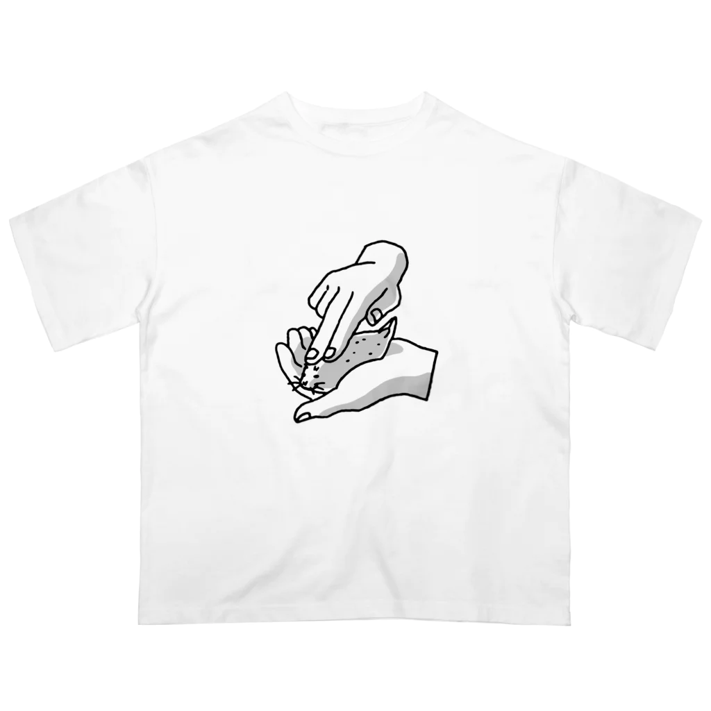 ぴすぴすのアザラシの握り方 Oversized T-Shirt