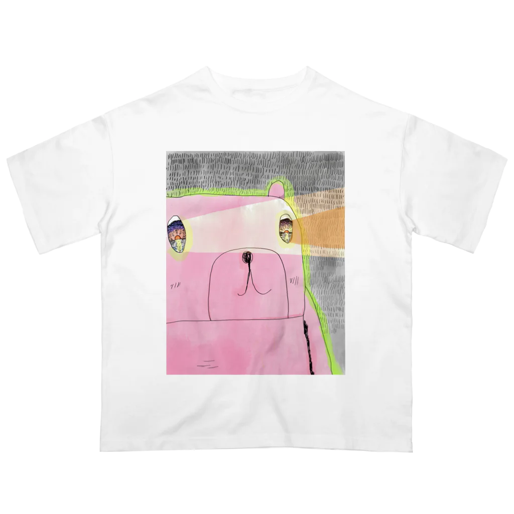 kumaku9のよあけのくまく Oversized T-Shirt