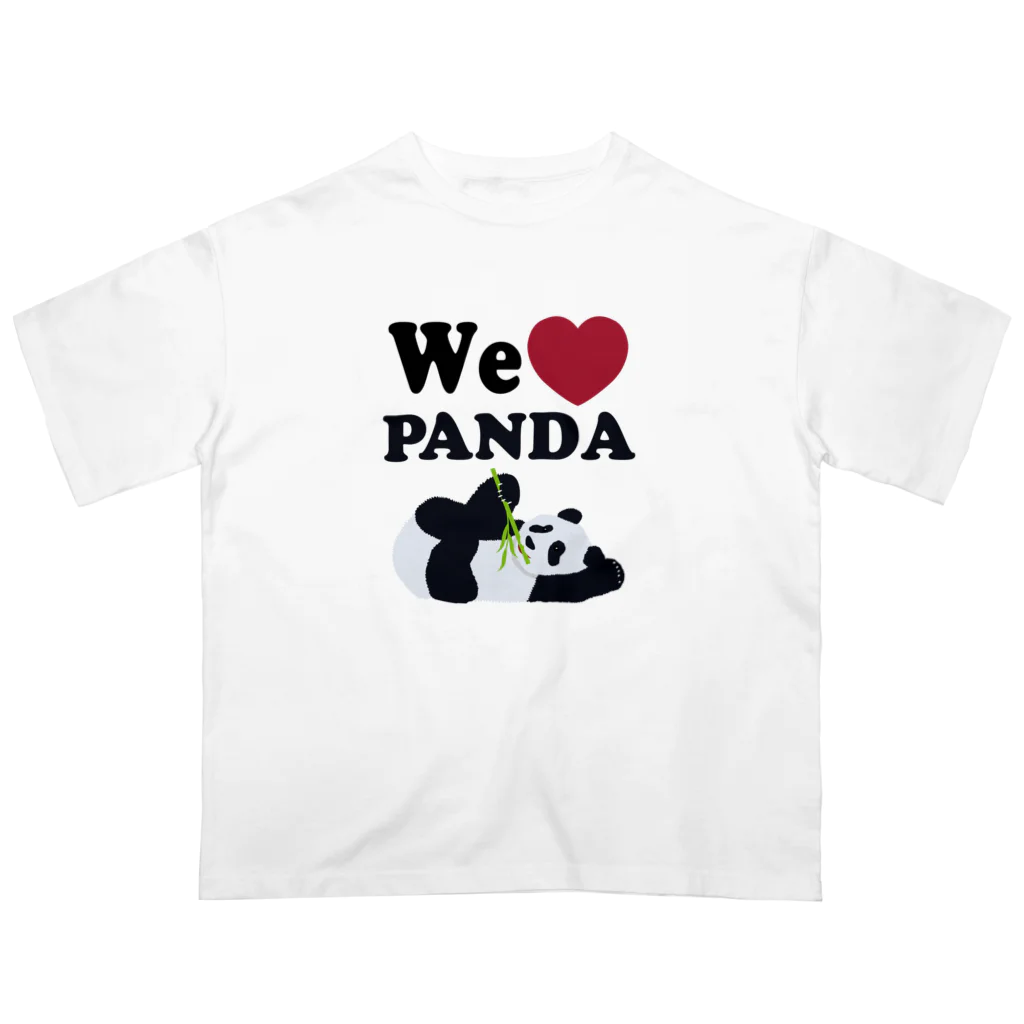 キッズモード某のwe love パンダ オーバーサイズTシャツ