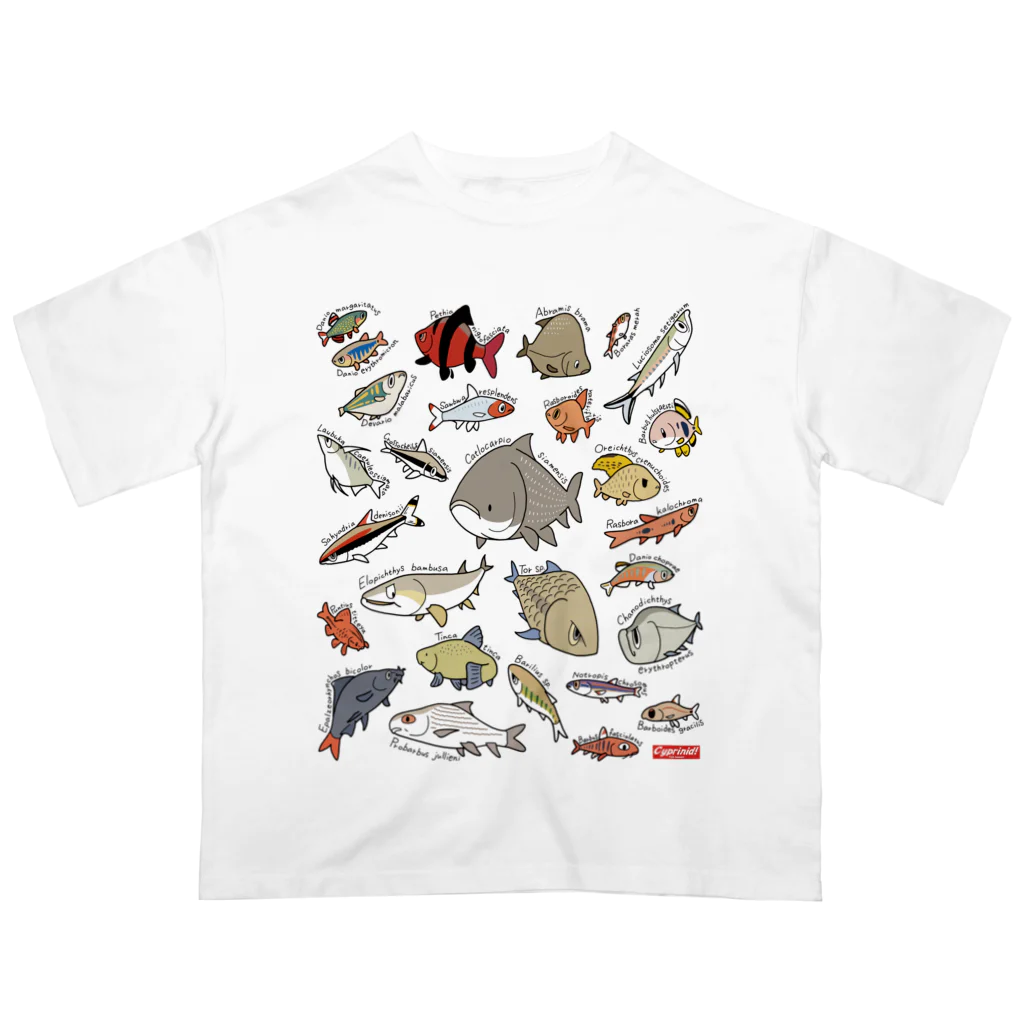 幻想水系branch　byいずもり・ようのVery Cyprinids!（international) Oversized T-Shirt